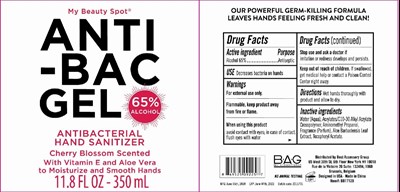 Image Description (Antibac Gel Hand Sanitizer Cherry Blossom Scented 350 mL 65 Vv)